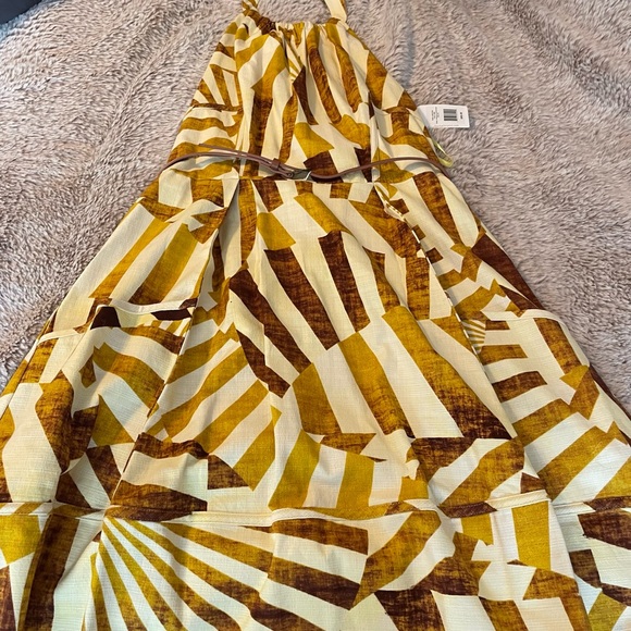 NWT-Halter Dress.  Jessica Simpson  in boardwalk brown sugar M - Picture 1 of 10